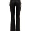 BLACK LEATHER TROUSERS WITH PIERCINGS - Image 2