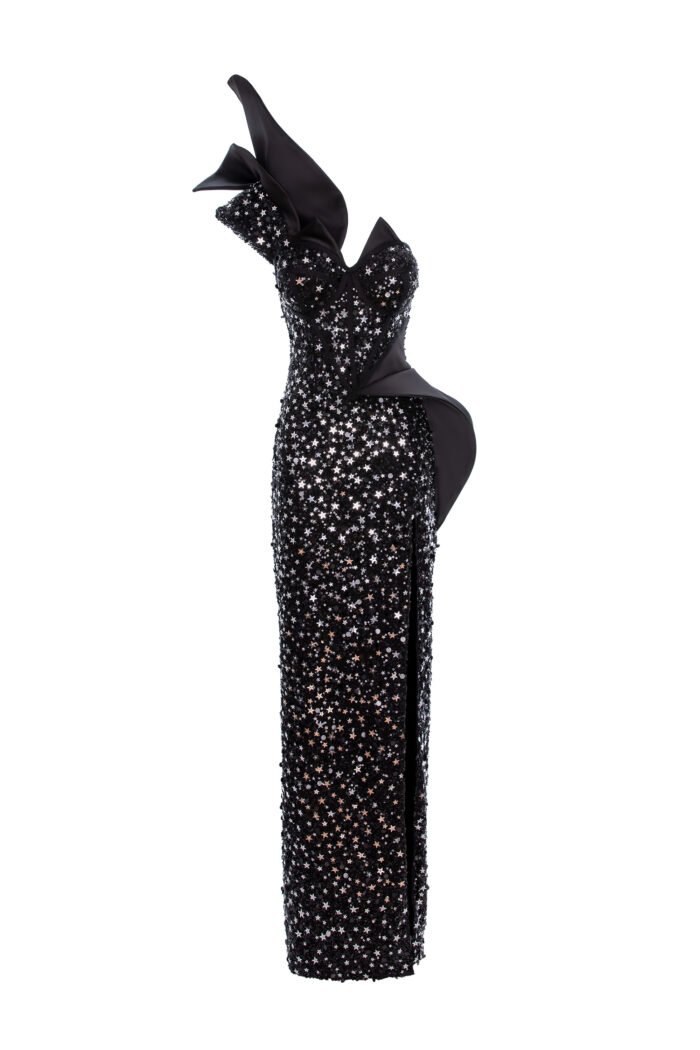 STELLA ABYSSEA LONG SEQUINS DRESS - Image 3