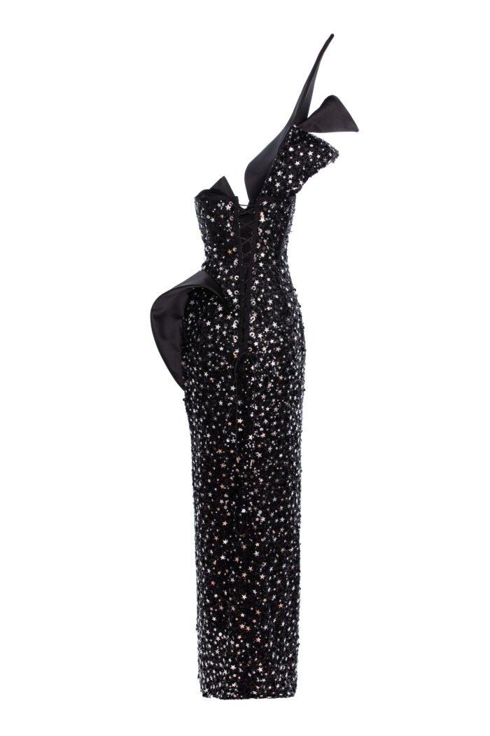 STELLA ABYSSEA LONG SEQUINS DRESS - Image 4