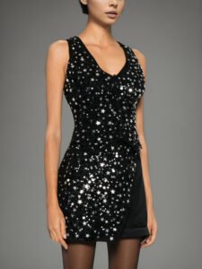 STELLA ABYSSEA SEQUINS VEST-STYLE TOP