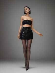 MYSTERE OBSCURE TULIP SHORT SKIRT